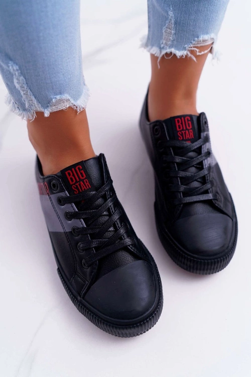 Damskie Trampki Big Star Czarne EE274090