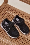 Buty Sportowe Sneakersy Dziecięce Na Rzep Czarne Galisse
