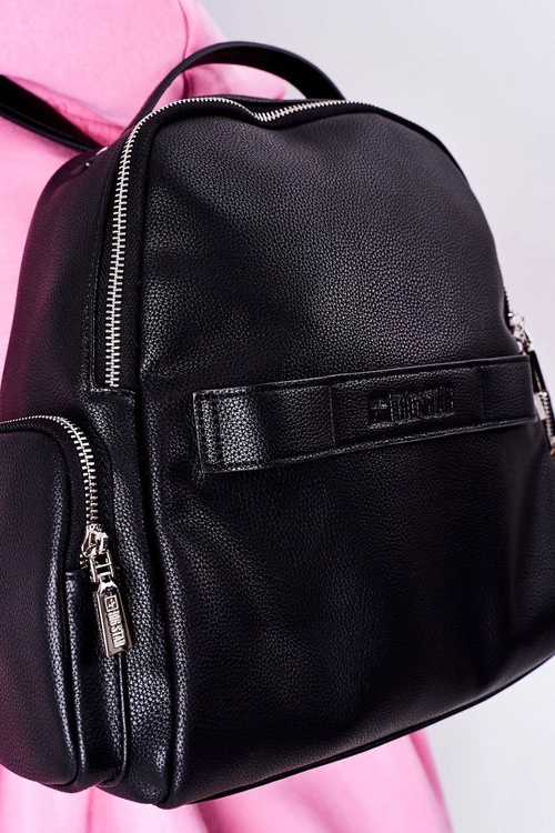 Skórzany Plecak / Nerka 2w1 Big Star HH574056 Czarny