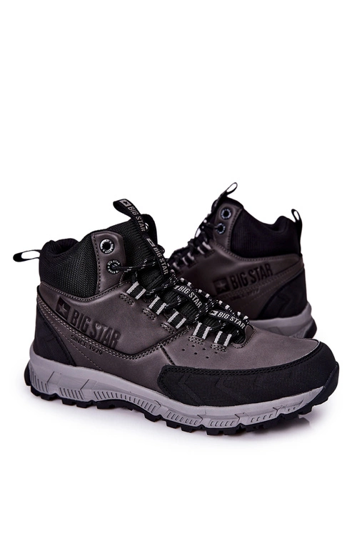 Wysokie Sportowe Buty Big Star II174176 Czarne