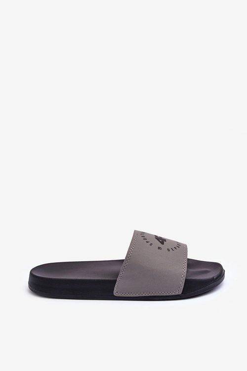 Klasyczne Klapki Męskie 4F 4FSS23FFLIM074-25S Szaro-Czarne