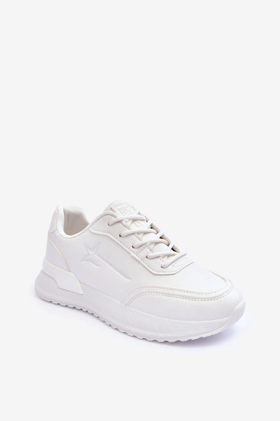 Damskie Klasyczne Buty Sportowe Big Star MM274224 Białe