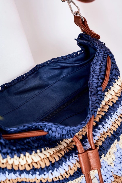 Pleciona Torebka Listonoszka NOBO XK0430 Granatowa