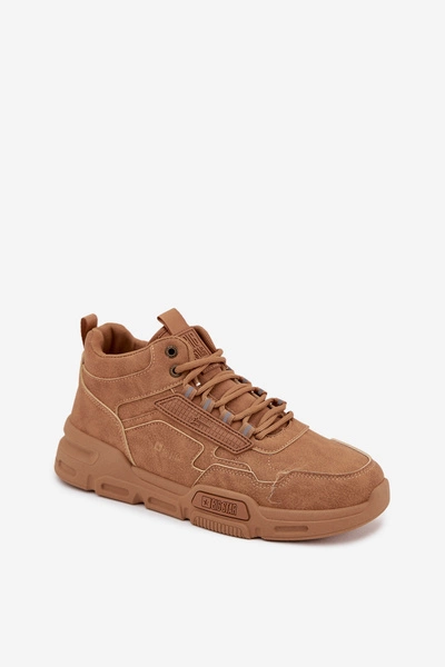 Sneakersy Męskie Big Star SS174281 HI-POLY SYSTEM Jasnobrązowe