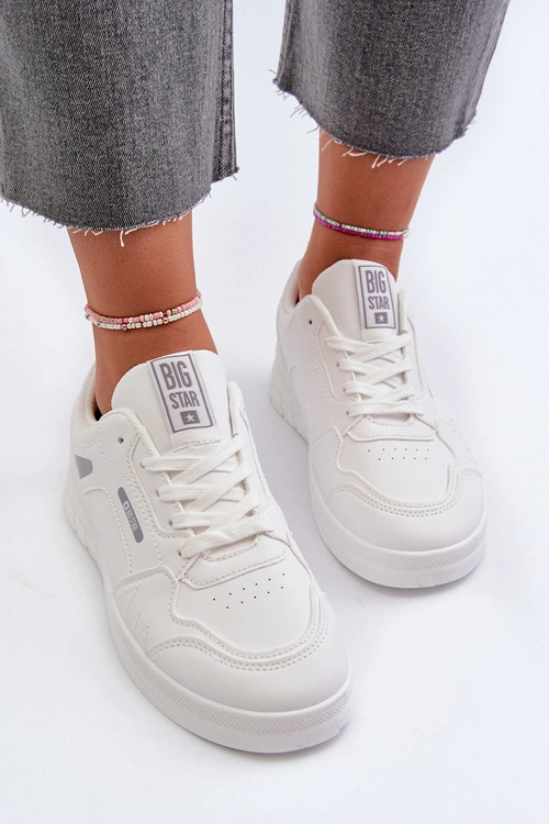 Damskie Sneakersy Memory Foam System Big Star NN274A483 Białe