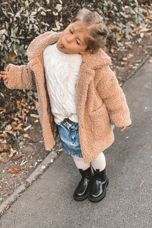 Dziecięce Botki Ocieplane Czarne Aletris