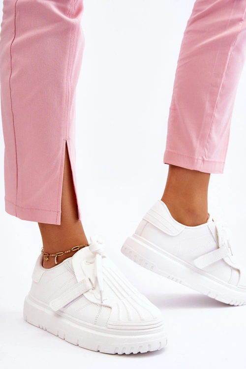 Damskie Modne Sportowe Buty Białe Genesis