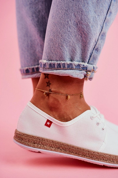 Espadryle Damskie Big Star Białe FF276043