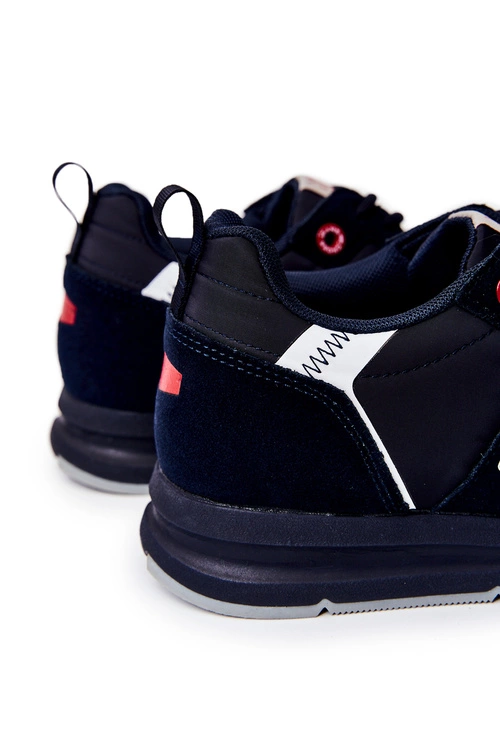 Męskie Buty Sportowe Cross Jeans JJ1R4015C Granatowe