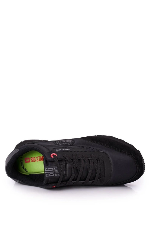Męskie Sportowe Buty Memory Foam Big Star HH174250 Czarne