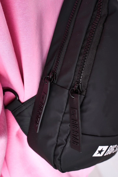 Mały Sportowy Plecak Na Jedno Ramię Big Star HH574108 Czarny