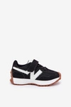 Sneakersy Dziecięce Na Rzep Czarne Tezzu