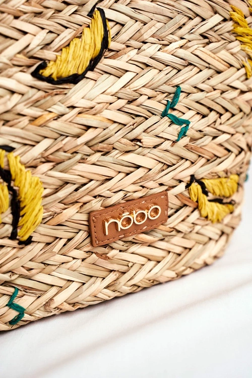 Torba Plażowa Damska Słomkowy Koszyczek NOBO NBAG-XI0540-C015