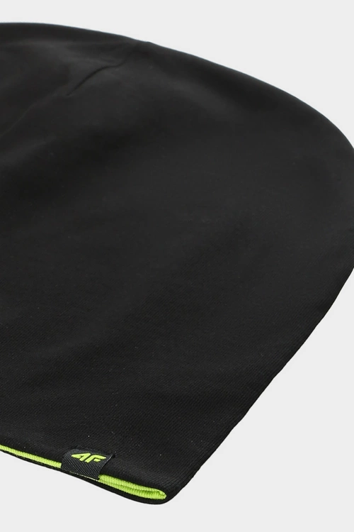 Dwustronna Czapka Dziecięca Beanie 4F 4FJWAW24ACAPU449-45S Zielona