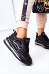 Damskie Sportowe Buty Sneakersy Czarne Rapter