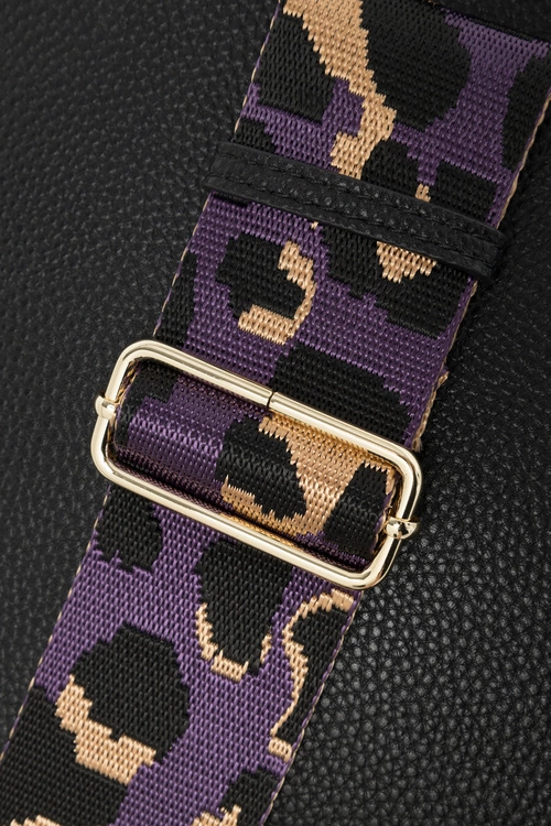 Skórzana Torebka Nobo R-1840-C020 Czarna