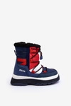 Dziecięce Śniegowce Ocieplane Na Suwak Granatowe Big Star MM374194