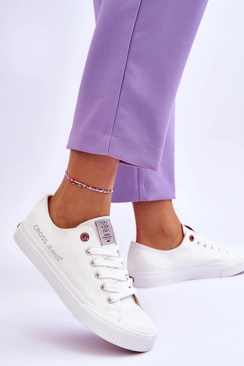 Damskie Trampki Cross Jeans LL2R4067 Białe