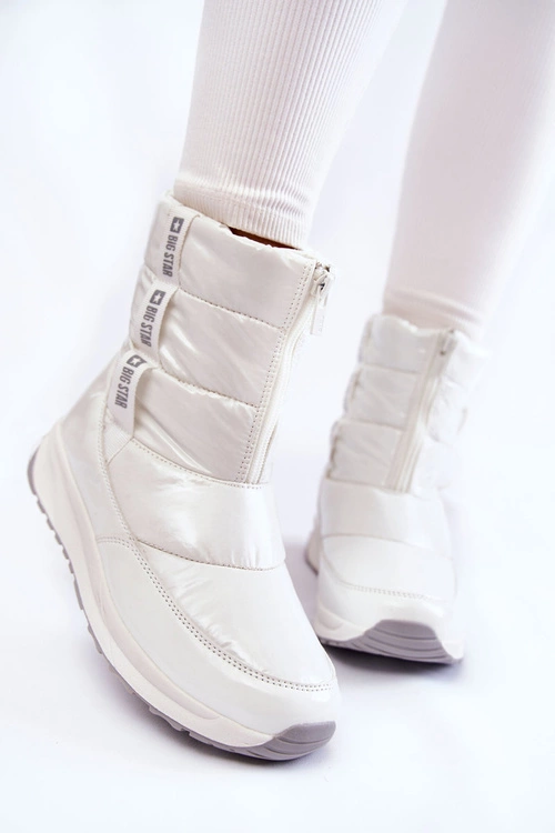 Damskie Śniegowce Big Star KK274393 Białe