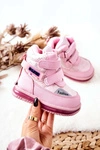 Ocieplane Śniegowce Botki Na Suwak Różowe Hesiera