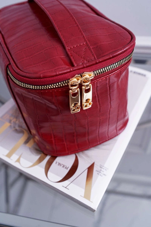 Duża Damska Kosmetyczka Czerwona NOBO NCOS-I0331-C005