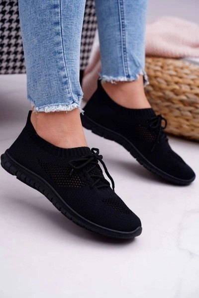 Damskie Sportowe Buty Czarne Jenny