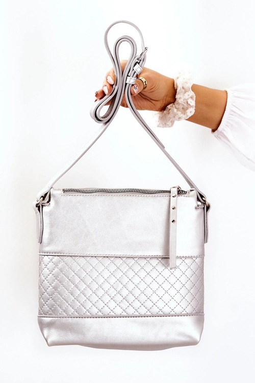 Torebka Listonoszka Monnari A360-022 Srebrna