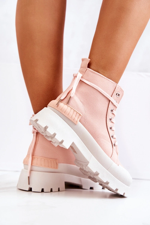 Trapery Wiązane Różowe Faithfull