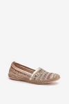 Eleganckie Skórzane Espadryle Z Plecionką Zazoo 10178 Multikolor