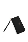 Duży Portfel Na Suwak Czarny Hailey