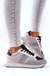 Sportowe Buty Memory Foam Big Star II274398 Szaro-Czarne