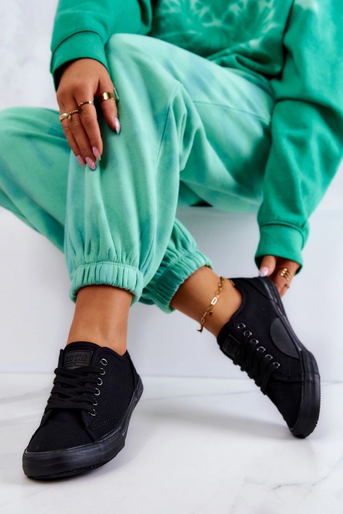 Niskie Damskie Tenisówki Big Star JJ274066 Czarne