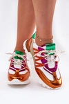 Skórzane Półbuty Sneakersy Damskie Artiker 56C1737 Multikolor