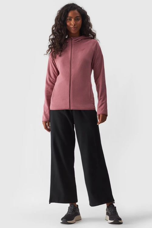 Polar Z Kapturem Regular Damski 4F 4FWMM00TFLEF291-53S Różowy