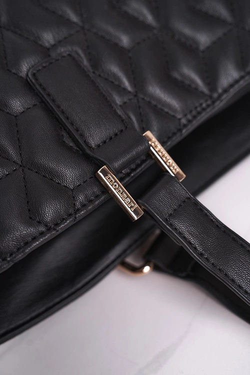 Elegancka Damska Torebka MONNARI BAG5470-020 Czarna Pikowana
