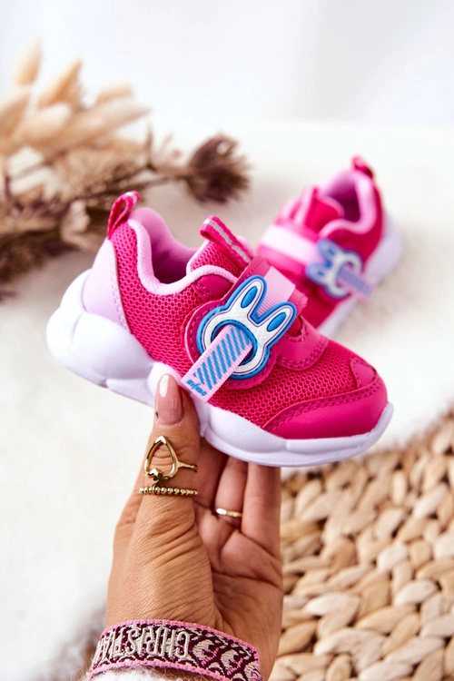 Dziecięce Sportowe Buty Na Rzep Befado 516P089 Różowe