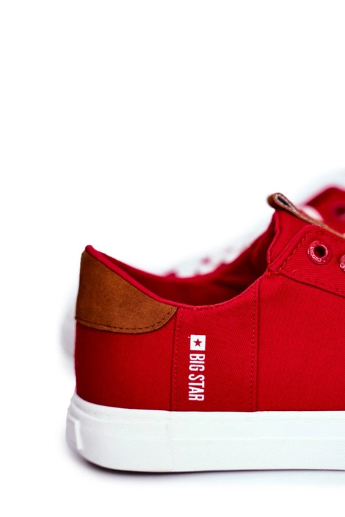 Trampki Męskie Big Star Czerwone FF174315
