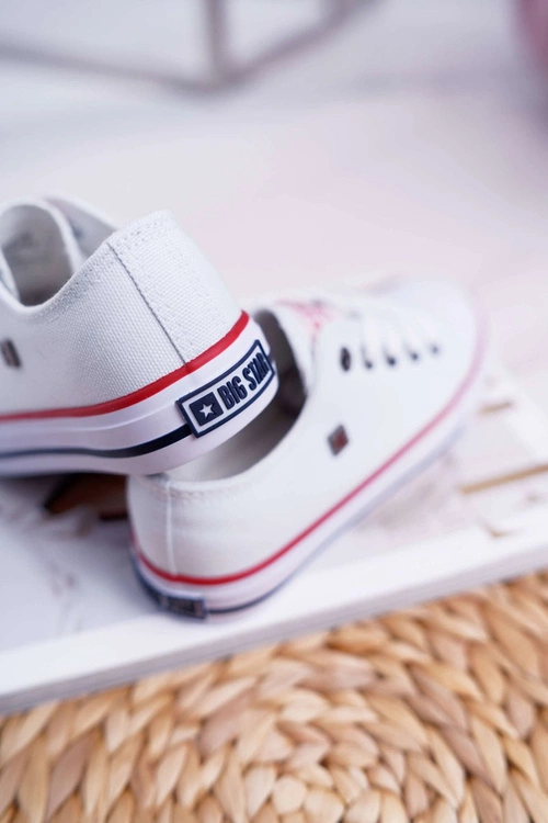 Dziecięce Trampki Big Star Klasyczne Białe W374001