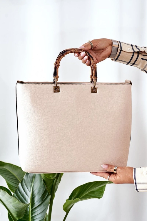 Torebka Shopper Do Ręki NOBO L1560 Kremowa