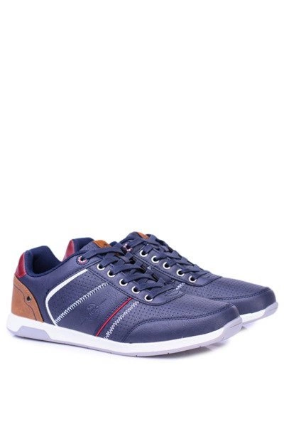 Granatowe Męskie Sportowe Buty Dimi
