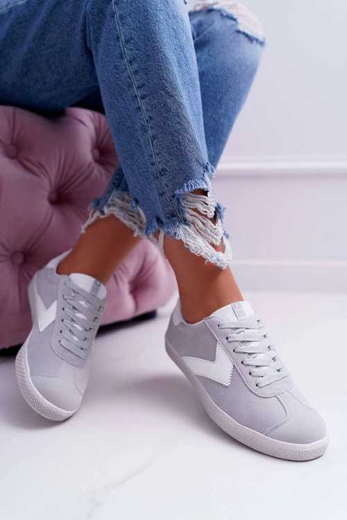 Obuwie Sportowe Damskie Big Star Szare DD274296