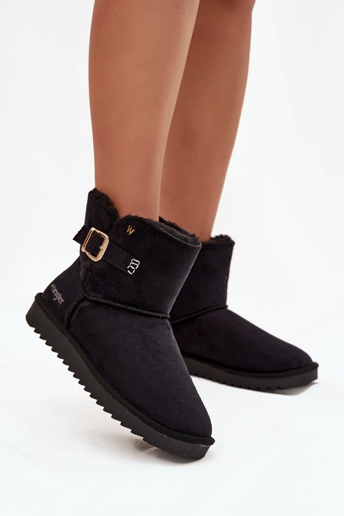 Śniegowce Damskie Z Klamrą Wrangler 20253091.25Y Czarne