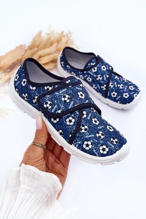 Chłopięce Papcie Piłki Befado 974Y509 Niebieskie