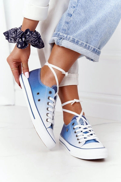 Damskie Trampki BIG STAR HH274129 Ombre Granatowe