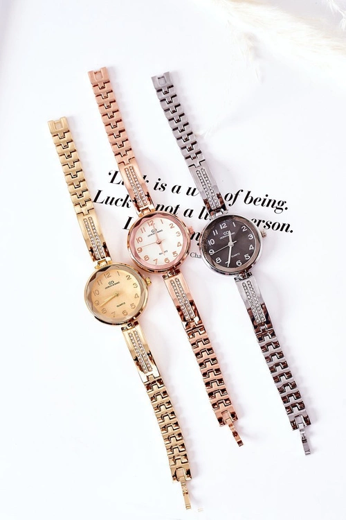 Zegarek Na Bransolecie Z Cyrkoniami Giorgio & Dario Różowe Złoto