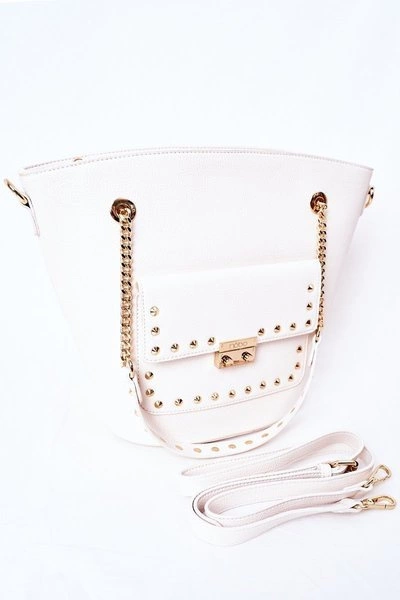 Torebka Shopper Na Ramię NOBO K4080 Biała