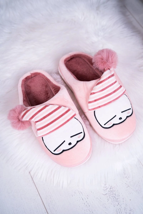 Papcie damskie Domowe Różowe Mashimaro