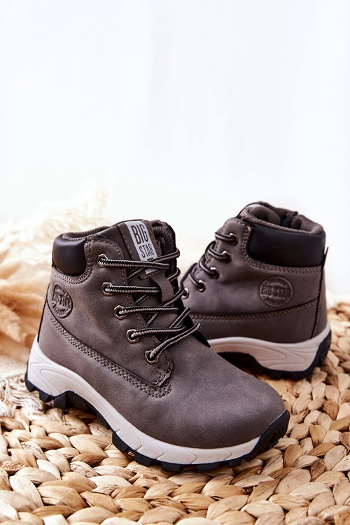 Dziecięce Buty Trekkingowe Big Star II374102 Szary