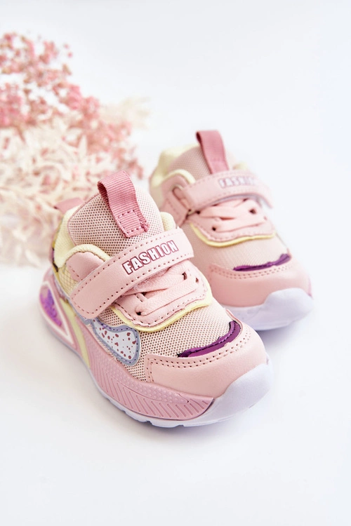 Dziecięce Lekkie Buty Sportowe Różowe Snoopy