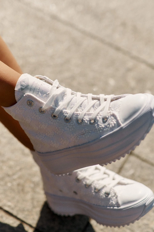 Wysokie Trampki Damskie Lee Cooper LCW-25-31-3461L Białe